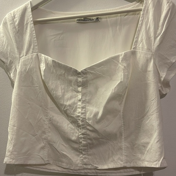 Abercrombie and Fitch Corset Cropped Top Size M - Picture 5 of 7
